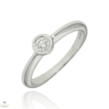 Gyűrű Frank Trautz fehér arany gyűrű 54-es méret - 1-06489-52-0008/54 gyűrű
