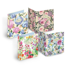 Gyűrűs könyv Pigna Nature Flowers A/5 4 gyűrűs 40 mm gerinccel gyűrűskönyv