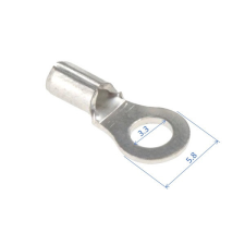  Gyűrűs saru, M3, max.2,5 mm² kisháztartási gépek kiegészítői