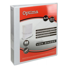  Gyűrűskönyv OPTIMA panorámás A/4 2gyűrű 50mm fehér gyűrűskönyv