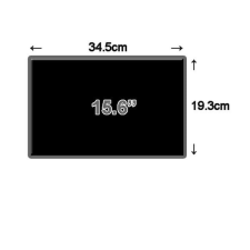  H000038430 15.6" matt laptop LCD kijelző, LED panel HD+ (1600 X 900) 40pin laptop alkatrész