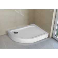 H2O H2O Nero E íves aszimmetrikus zuhanytálca 100x80 jobbos kád, zuhanykabin