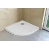  H2O Nero A Slim íves lapos zuhanytálca 90x90