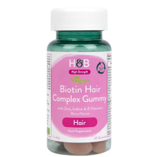  H&amp;B Biotin-Haj komplex gumivitamin 30 db vitamin és táplálékkiegészítő
