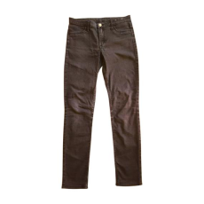  H&M koptatott fekete lány farmernadrág (méret: 152)