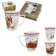  H.C.840-7306 Porcelánbögre 400ml,dobozban,Vivaldi:Négy évszak-ősz bögrék, csészék