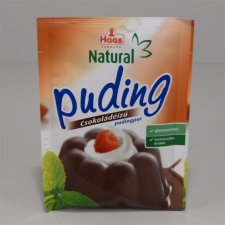 Haas natural pudingpor csokoládé 44 g csokoládé és édesség