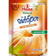 Haas Natural sütőpor 4x12g sütés és főzés