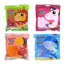 Habgyurma tasakban, 60g, 6 féle szín, Super Light Clay kreatív és készségfejlesztő