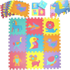  Habtapi Puzzle habszivacs szőnyeg ÁLLATOS 10db 30x30cm játszószőnyeg