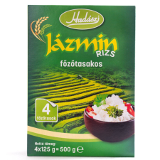  HADÁSZI RIZS JÁZMIN FŐZŐTASAKOS 4X125G alapvető élelmiszer