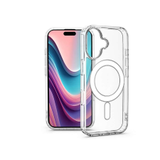 Haffner Anti Shock MagSafe szilikon tok - Apple iPhone 16 - átlátszó tok és táska