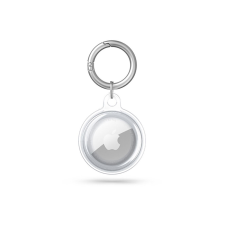Haffner Apple Airtag tok kulcskarikával - Átlátszó mobiltelefon kellék