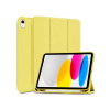 Haffner Apple iPad 10.9 (2022) tablet tok (Smart Case) on/off funkcióval, Apple Pencil tartóval - yellow (ECO csomagolás)