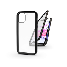 Haffner Apple iPhone 11 mágneses, 2 részes hátlap előlapi üveggel - Magneto 360 - fekete tok és táska