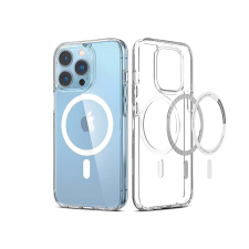 Haffner Apple iPhone 12/12 Pro szilikon hátlap - Clear Mag Cover - átlátszó tok és táska