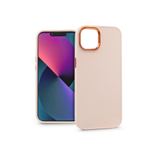 Haffner Apple iPhone 13 szilikon hátlap - Frame - pink tok és táska