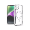 Haffner Apple iPhone 14 MagSafe kompatibilis kameravédős szilikon tok, átlátszó (HF185618)