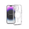 Haffner Apple iPhone 14 Pro Max MagSafe kompatibilis kameravédős szilikon tok, átlátszó (HF185625)