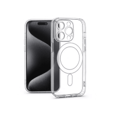 Haffner Apple iPhone 15 Pro MagSafe kompatibilis kameravédős szilikon tok, átlátszó (HF229138) tok és táska