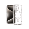 Haffner Apple iPhone 15 Pro Max MagSafe kompatibilis kameravédős szilikon tok, átlátszó (HF229121)