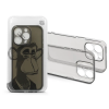 Haffner Apple iPhone 15 Pro Max szilikon hátlap - Gray Monkey - átlátszó