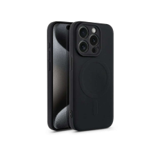 Haffner Apple iPhone 15 Pro Max szilikon hátlap - Silicone Mag Cover - fekete tok és táska