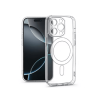 Haffner Apple iPhone 16 Pro Max MagSafe kompatibilis kameravédős szilikon tok, átlátszó (HF331091)
