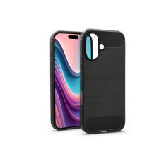 Haffner Apple iPhone 16 szilikon hátlap - Carbon - fekete tok és táska