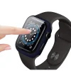 Haffner Apple Watch 4/5/6/SE (44 mm) védőtok beépített edzett üveggel - DEFENSE 360 - fekete (ECO csomagolás)