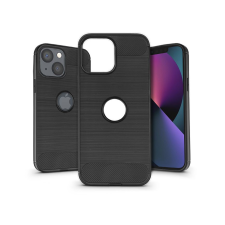Haffner Carbon Logo Apple iPhone 13 szilikon tok fekete (PT-6357) (PT-6357) mobiltelefon kellék