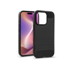 Haffner Carbon szilikon tok - Apple iPhone 16 Pro Max - fekete tok és táska
