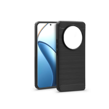 Haffner Carbon szilikon tok - Realme 12 Pro/12 Pro+ 5G - fekete tok és táska