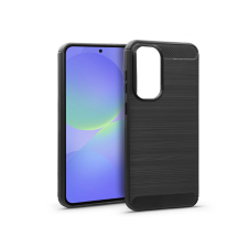 Haffner Carbon szilikon tok - Samsung SM-A376B Galaxy A37 5G - fekete (HF437182) tok és táska