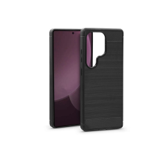 Haffner Carbon szilikon tok - Samsung SM-S938 Galaxy S25 Ultra - fekete (HF339974) tok és táska
