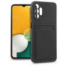Haffner Card Case szilikon hátlap Samsung Galaxy A13 5G/A04s fekete tok és táska