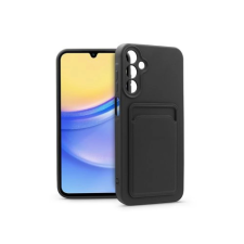 Haffner Card Case szilikon hátlap Samsung Galaxy A15 4G/A15 5G fekete tok és táska
