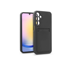 Haffner Card Case szilikon hátlap Samsung Galaxy A25 5G fekete tok és táska
