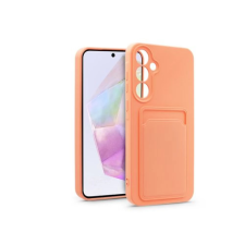 Haffner Card Case szilikon hátlap Samsung Galaxy A35 5G rózsaszín tok és táska