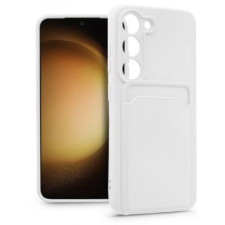 Haffner Card Case szilikon hátlap Samsung Galaxy S23 fehér tok és táska