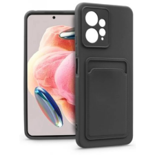 Haffner Card Case szilikon hátlap Xiaomi Redmi Note 12 4G fekete tok és táska