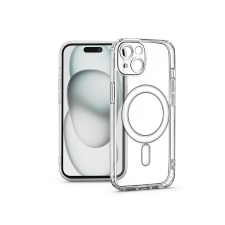 Haffner Clear Mag Cover kameravédős szilikon tok - Apple iPhone 15 - átlátszó tok és táska