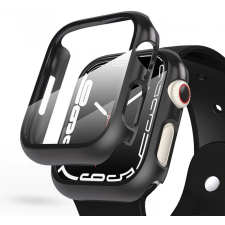 Haffner Defense 360 védőtok üveggel Apple Watch 7 (41mm) fekete OEM okosóra kellék