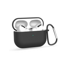 Haffner FN0421 Apple Airpods Pro 1/2 Szilikon Tok - Fekete audió kellék