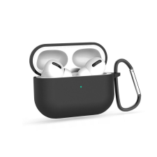 Haffner FN0421 fekete szilikon védőtok Apple AirPods Pro 1/2 fülhallgatóhoz fülhallgató, fejhallgató tok