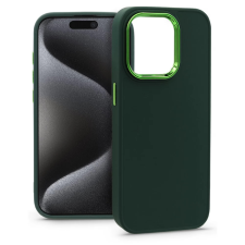 Haffner Frame szilikon hátlap iPhone 15 Pro zöld tok és táska