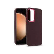 Haffner Frame szilikon hátlap Samsung Galaxy S23 FE bíbor tok és táska