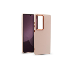 Haffner Frame szilikon tok - Samsung SM-S938 Galaxy S25 Ultra - pink tok és táska