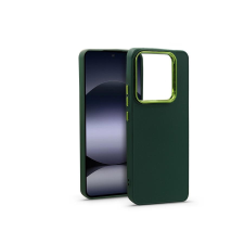 Haffner Frame szilikon tok - Xiaomi Redmi Note 14 4G/Note 14 5G - zöld tok és táska