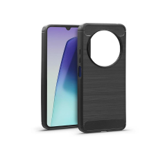 Haffner Haffner Carbon szilikon tok - Xiaomi Redmi 14C - fekete tok és táska